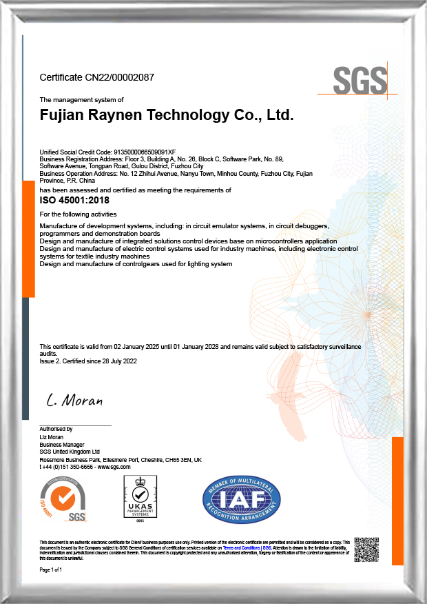 ISO 45001 Certificate